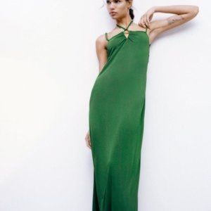 Zara Tied Up Flowing Dress - Size: L